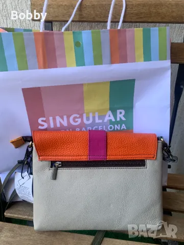 Дизайнерска кожена чанта SORUKA, BARCELONA, снимка 5 - Чанти - 50336870