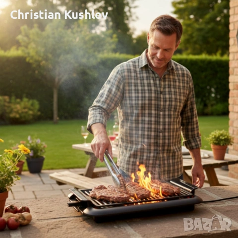 Електрическа скара Schäfer – бързо и чисто готвене у дома и навън, 1500W, снимка 3 - Скари - 53275175