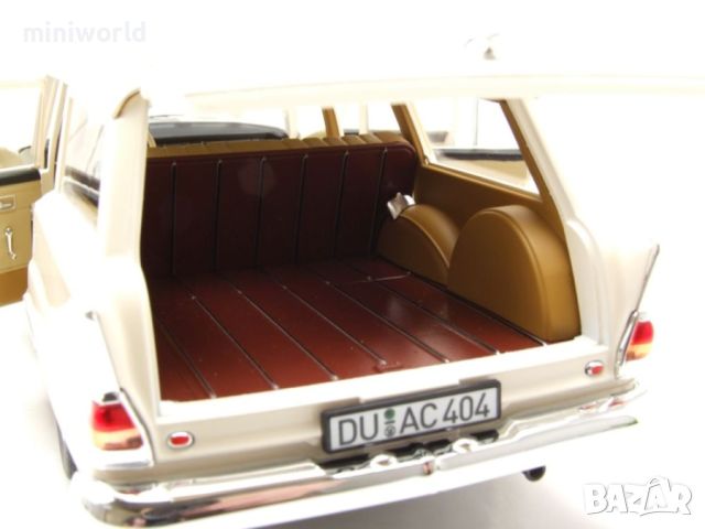 Mercedes 200 Universal Kombi 1966 - мащаб 1:18 на Norev моделът е нов в кутия, снимка 7 - Колекции - 45508798