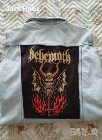 Рокерско елече с гръб /дънково /, снимка 3 - Якета - 53785273