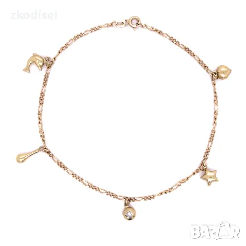 Златна дамска гривна 3,36гр. 23,0см. 14кр. проба:585 модел:31430-5