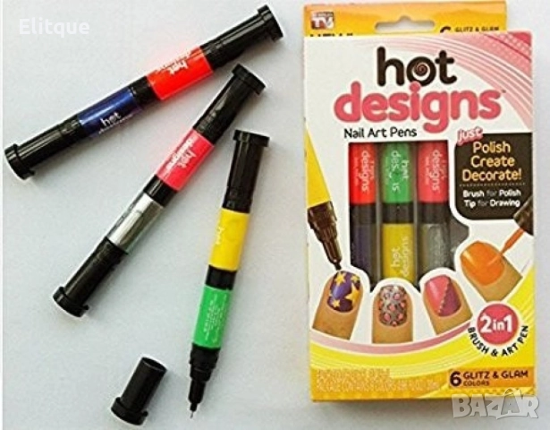 Декорация за маникюр в различни цветове Hot Design TV275, снимка 9 - Други - 52889106