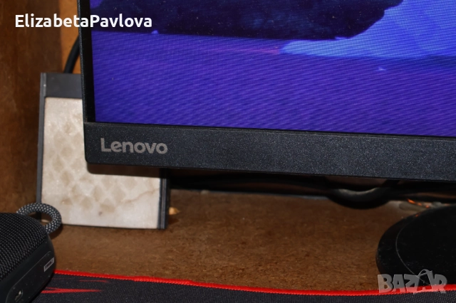 Монитор Lenovo 27", VA, Full HD, 75 Hz, 4ms, HDMI, FreeSync, снимка 6 - Монитори - 52617459