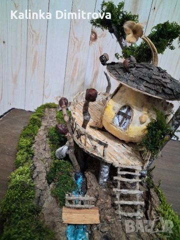 Къщичка на дърво,изработена само с естествени материали., снимка 7 - Други стоки за дома - 52313644