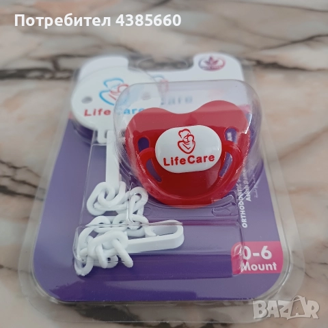 Ортопедична залъгалка с клипс, снимка 3 - Прибори, съдове, шишета и биберони - 52882593