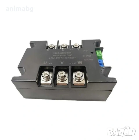 ANIMABG Модул за плавен старт и стоп на трифазен двигател, TSR-100WA-R2 10KW, снимка 4 - Друга електроника - 53465063