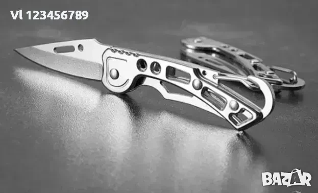 Нож ключодържател за оцеляване. Survivol pocket kniwe