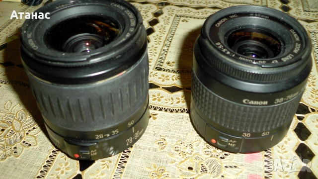 Обективи CANON EF 28-90 II mm 1:4.-5.6 II и CANON EF 38-76mm 1:4-5.6