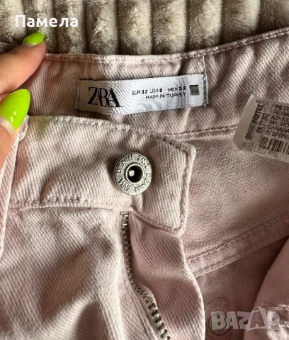 Светлолилави панталонки ZARA, снимка 2 - Къси панталони и бермуди - 46975149