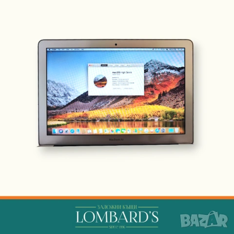 Macbook Air, N: 1125095, снимка 2 - Лаптопи за дома - 53439924