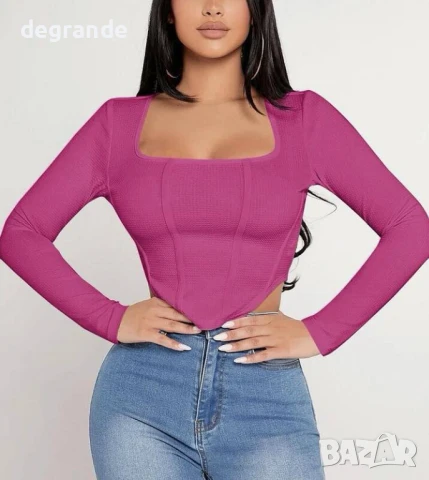 Дамски блузи с дълъг ръкав  , снимка 8 - Блузи с дълъг ръкав и пуловери - 51408413