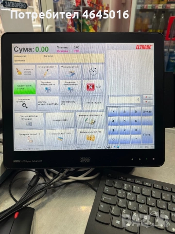 Търговски Тъчскрийн монитор 15, снимка 2 - Оборудване за магазин - 54042261