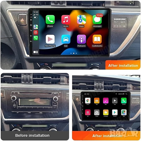 Мултимедия, Двоен дин, за Toyota Auris, Андроид, за Тойота Аурис, DIN екран, навигация, Android, снимка 5 - Аксесоари и консумативи - 52497457