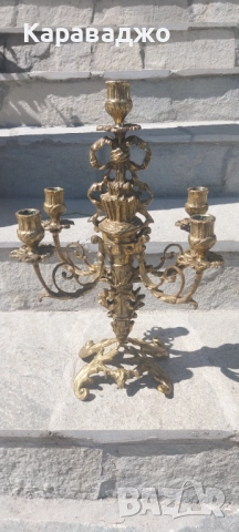 Бронзов Свещник 5ца