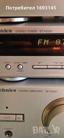 мини система technics HD 301, снимка 4 - Аудиосистеми - 53771627