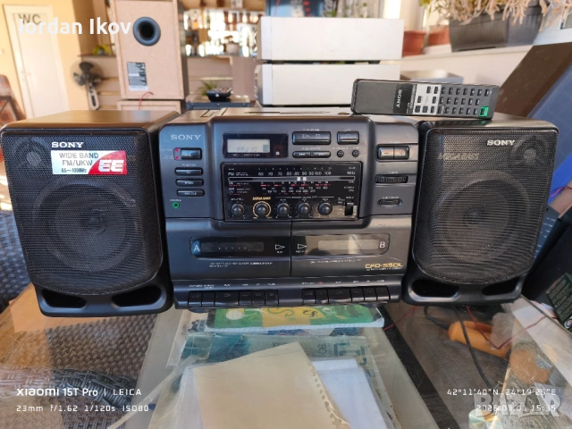 Sony CFD-550, снимка 4 - Радиокасетофони, транзистори - 53683822