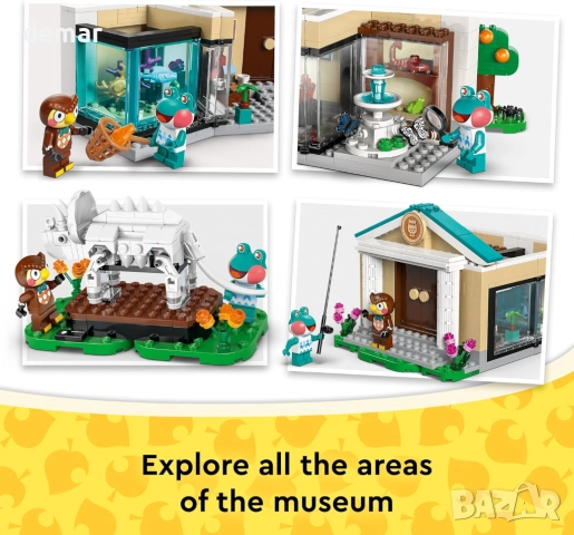 LEGO Animal Crossing Колекцията на музея на Блатерс, 543 части, 77056, снимка 8 - Конструктори - 51690515