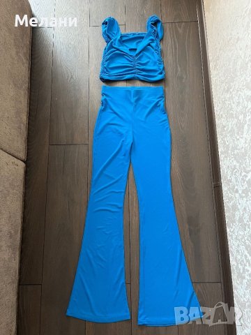 Нов дамски комплект панталон и потник размер S, снимка 2 - Комплекти - 46385620