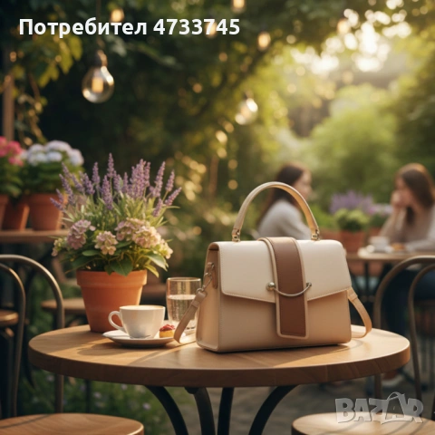 Елегантна дамска чанта в 7 цвята - компактна и стилна за всеки повод, снимка 4 - Чанти - 53438303