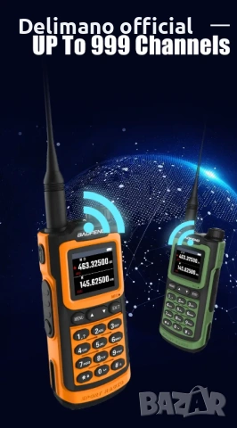 Нова трибандова BAOFENG UV 20 Ultra 30w 14000mah 136-174; 220-260,400-520 usb зареждане PMR лов От в, снимка 18 - Друга електроника - 54268939