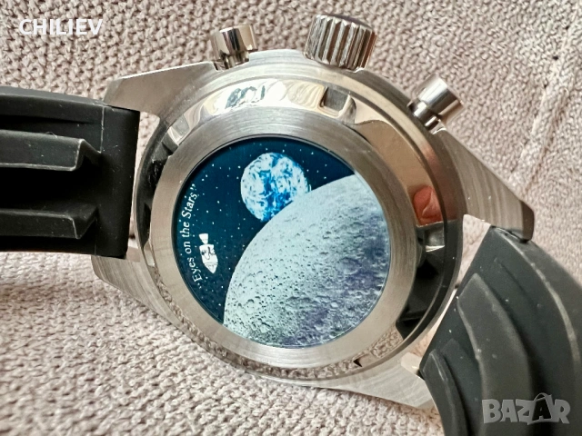 Seiko Speedmaster Mod - Нов, снимка 3 - Мъжки - 54267965