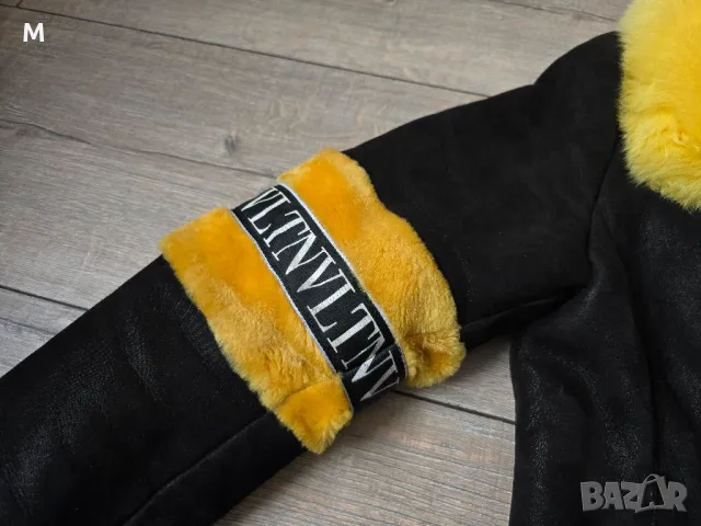 Уникално палто / яке VALENTINO от естествена кожа и естествен косъм , снимка 2 - Якета - 49269142