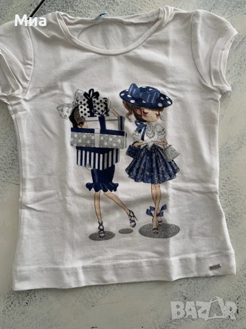 Тениски с къс ръкав Mayoral за момиченце 3 и 4 годинки, снимка 2 - Детски тениски и потници - 50578587