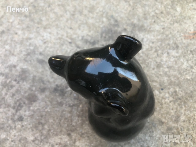 стара порцеланова фигурка МЕЧКА /МЕЧЕ/ - Ломоносов /ЛФЗ/, снимка 6 - Антикварни и старинни предмети - 44586454