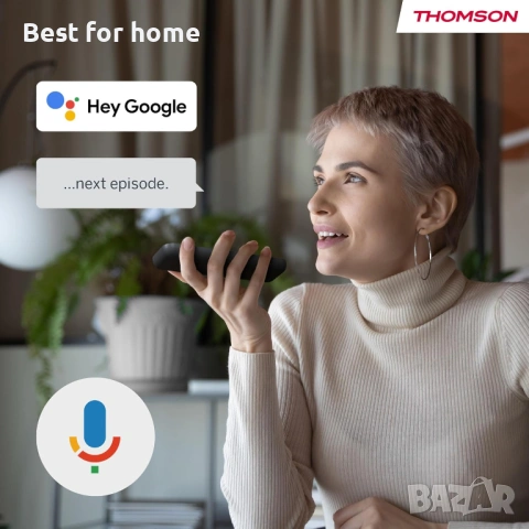 THOMSON Streaming Stick 140, Google TV, 4K UHD, Гласово управление, Google Cast, снимка 7 - Друга електроника - 53756057