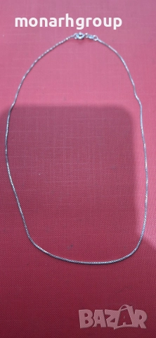 Сребърна верижка, снимка 3 - Колиета, медальони, синджири - 52713769