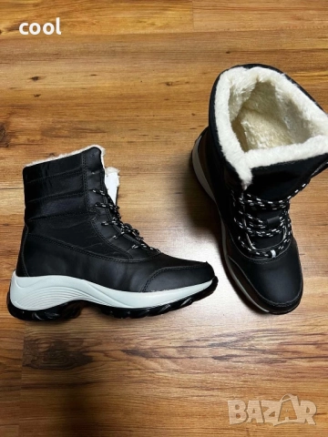 Дамски зимни боти – размер 37, нови и топли, снимка 4 - Дамски боти - 51974774