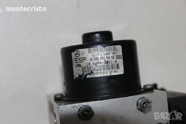 ABS модул Mercedes C-Class w203 / A 209 545 02 32 / A2095450232 / A 003 431 94 12 Q02 / A0034319412Q, снимка 6 - Части - 46005674