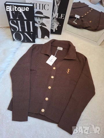 жилетки плетиво ysl saint laurent , снимка 2 - Жилетки - 52606264