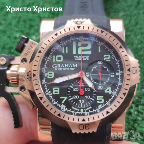 Мъжки луксозен часовник Graham Chronofighter, снимка 1 - Мъжки - 46972501