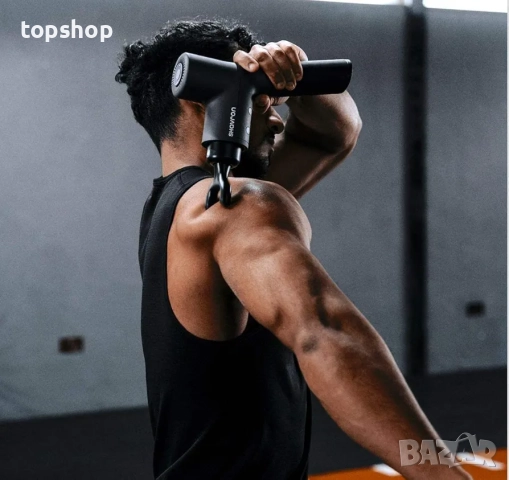 Чисто нов запечатан в целофан Shavron професионален и мощен масажен пистолет висок клас  Ръчен ..., снимка 5 - Фитнес уреди - 52851180