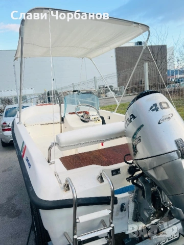  Лодка Cosiver 450 Italy Honda Bf 40 , снимка 4 - Воден транспорт - 53406538