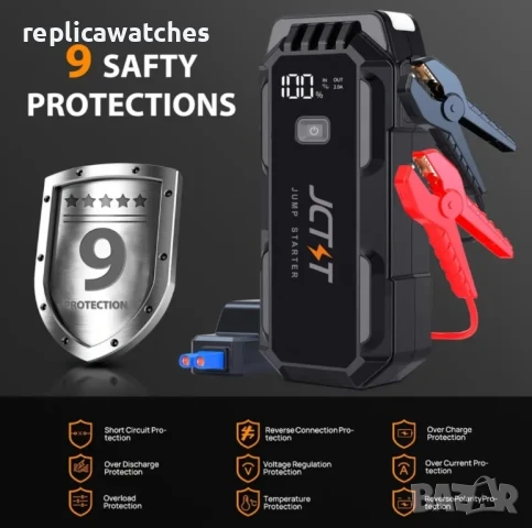 Джъмп стартер за палене на автомобил, снимка 2 - Аксесоари и консумативи - 50545905