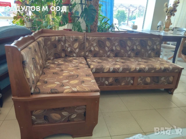 по поръчка, избор дамаска и цвят - Кухненски ъгъл разтегателен масив  , снимка 6 - Дивани и мека мебел - 22345005