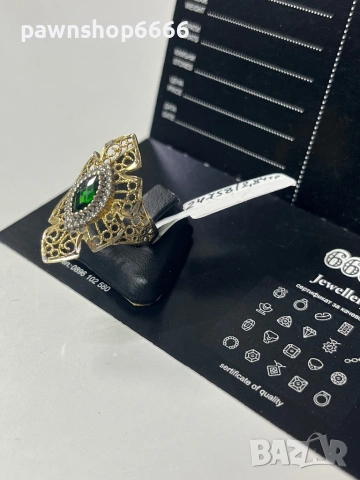 Златен пръстен 14К, снимка 4 - Пръстени - 53270995