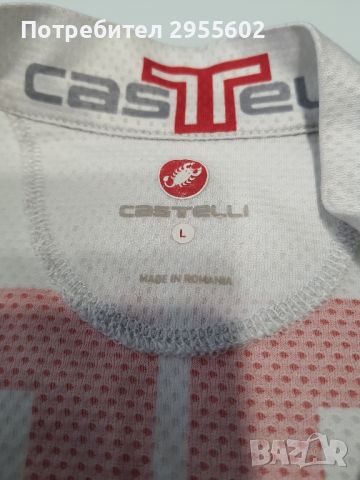 Castelli вело тениска L, снимка 2 - Спортни дрехи, екипи - 45638823