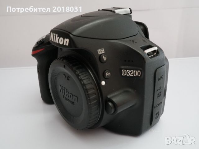 Nikon D3200 - тяло, снимка 4 - Фотоапарати - 46257385