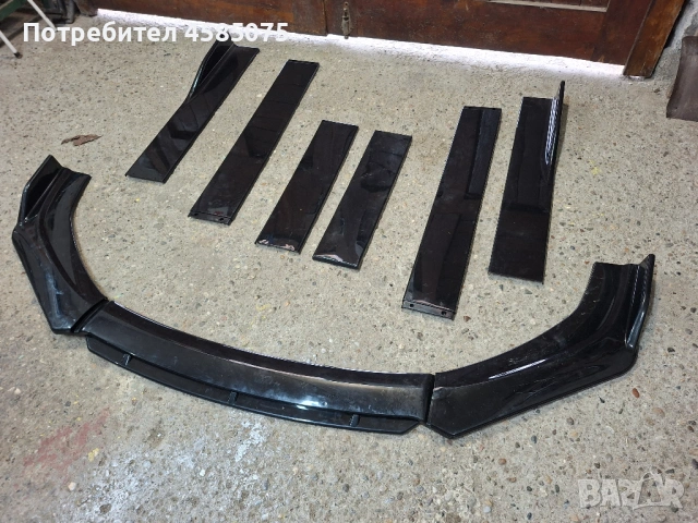 Лип за предна броня + добавка за праг BMW E46. E39. E36 и други