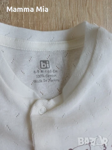 Лот маркови бебешки пижамки 3-18м, снимка 10 - Бодита за бебе - 50981039