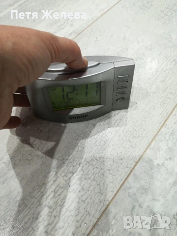 Дигитален настолен часовник SHARP (аларма,дата,температура , снимка 5 - Други - 50725828