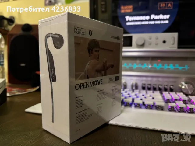 Openmove Aftershokz - спортни блутут слушалки, снимка 2 - Слушалки и портативни колонки - 48529284