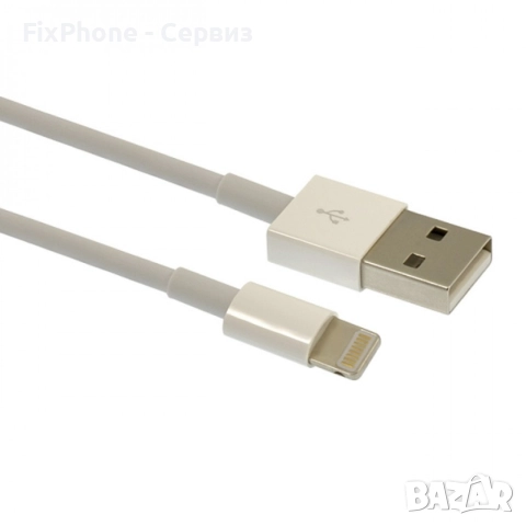 Кабел USB - Lightning, foxconn с намотка тип iPhone, Бял , снимка 3 - Аксесоари за Apple - 52595642