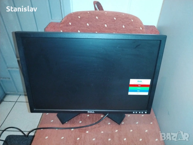Dell E228WFP 22" Widescreen LCD Monitor Black Tilt VGA DVI E228WFPc D545H X767G, снимка 2 - Монитори - 54148955