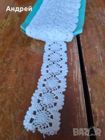 Стара дантела #37, снимка 2 - Антикварни и старинни предмети - 52227695