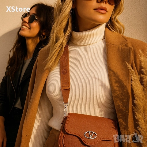 Ежедневна дамска чанта с регулируема дръжка, снимка 5 - Чанти - 52585814