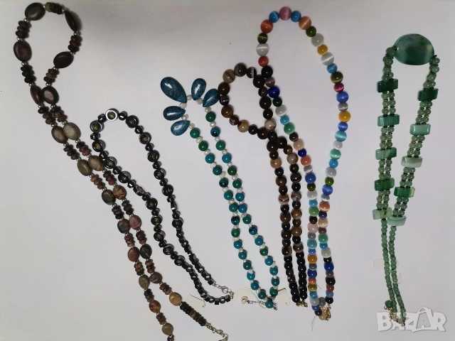 САМО 50 Евро!!! 23 БРОЯ гердани и колиета от натурални камъни, снимка 10 - Колиета, медальони, синджири - 53354834